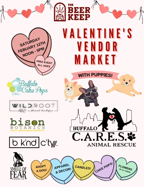 Valentine's Vendor Market - with Rescue Puppies!